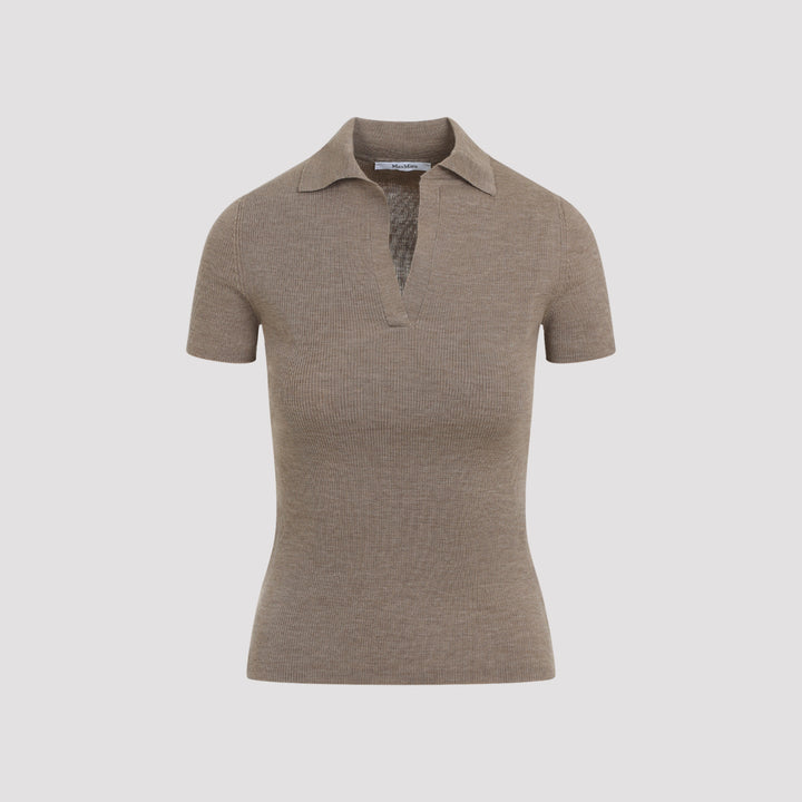 Max Mara Polo neck - Nude & Neutrals | 9a90339cd3db628e3de6d5805b641390ef51c88b