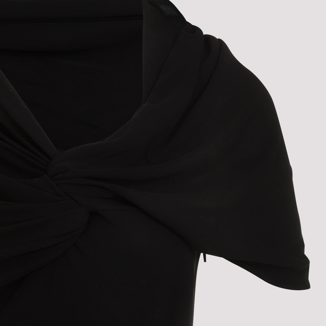 Saint Laurent Midi dresses - Black | efd9da7f4216d243d108a627d511ea9896af2648