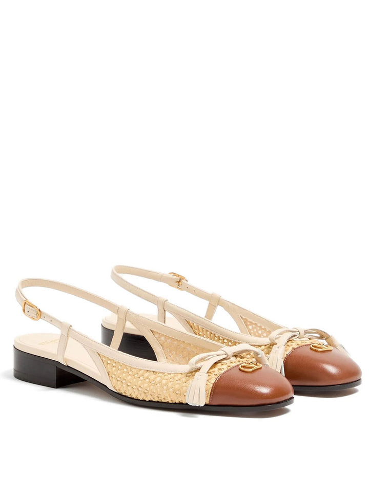 Valentino Garavani Ballerinas - Nude & Neutrals | 9fb643bd9e984ff0e92a6effe4ab7d0edf372001