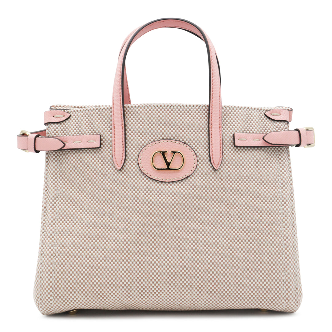 Valentino Garavani Bags - NATURAL/TABACCO/PEACH ROSE | 7669b50d684e29ee7af0f3f43ab061e7c66cf9a4