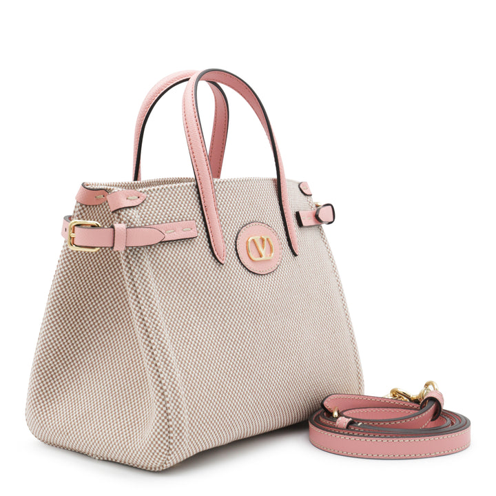 Valentino Garavani Bags - NATURAL/TABACCO/PEACH ROSE | 76259ee0de5f7da674b31f15b7106a6a4eba388e