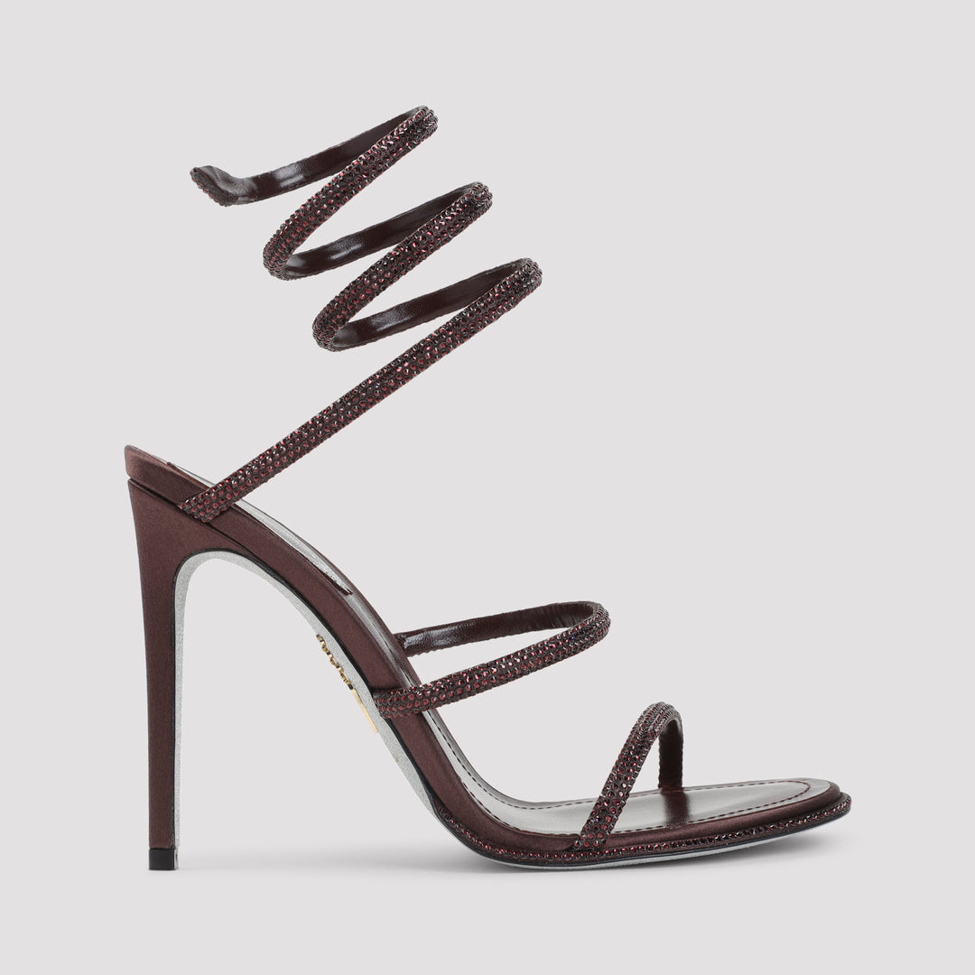 Rene` Caovilla Sandals - Brown | 44c76741c47dfaa5b7626f635401f79aba61ade0