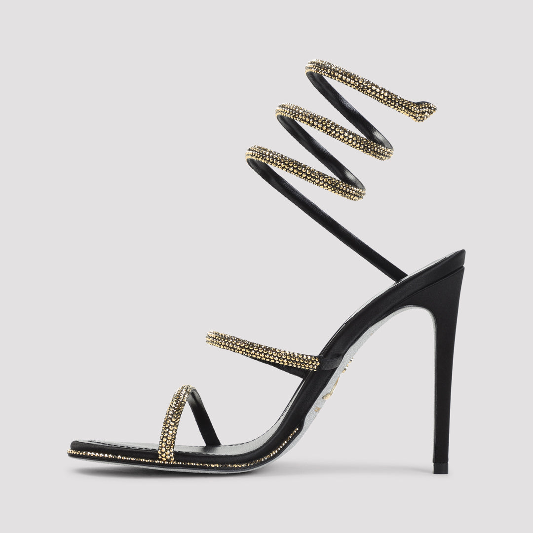 Rene` Caovilla Sandals - Black | ba3204d1a8a553471022c75a78f2da4ad1d604e7