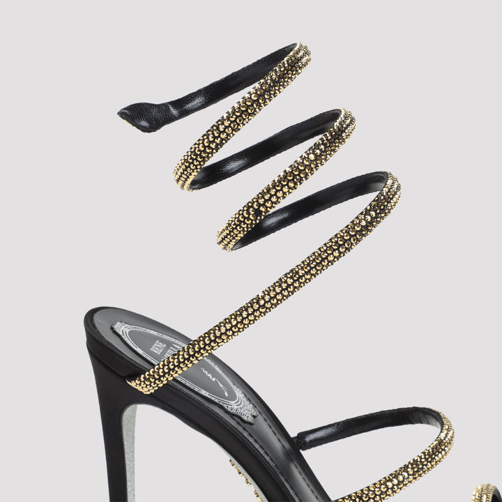 Rene` Caovilla Sandals - Black | fe4619fbc52f7b712c36e9218a1bcf60b24672e3