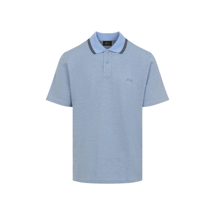 Brioni Polo - Blue | b9af6f88d90283802cb35e63c47b8e06c1eb6724