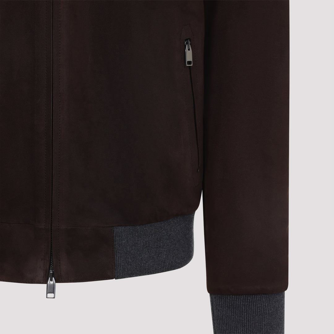 Brioni Bomber jackets - Brown | b418f0e4c3d97ea1ca622a5288ede2b1c80cb9de