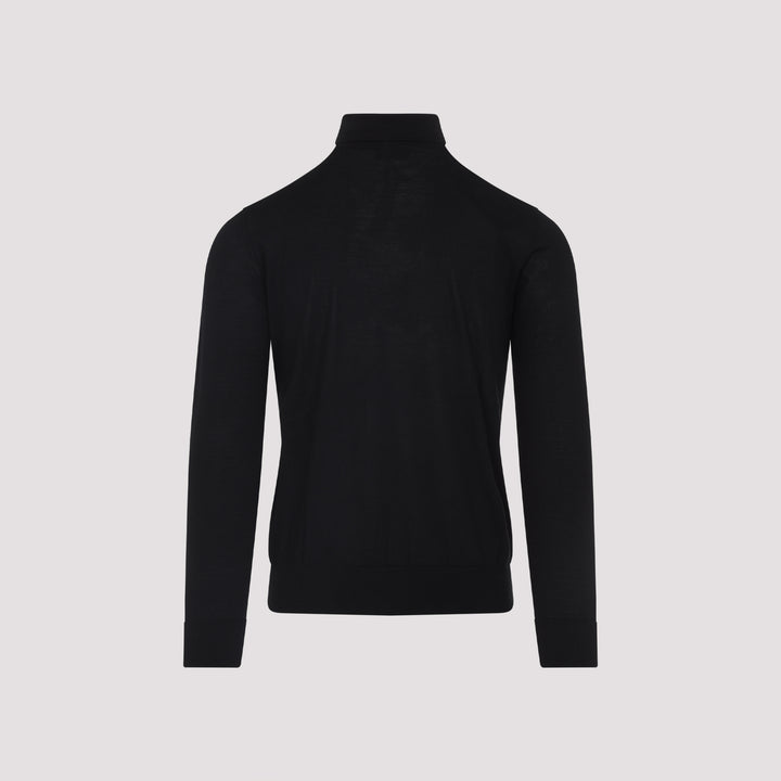Brioni Turtle neck - Black | c3d828a3ba39b4aac051851bad939a9fca9555d8
