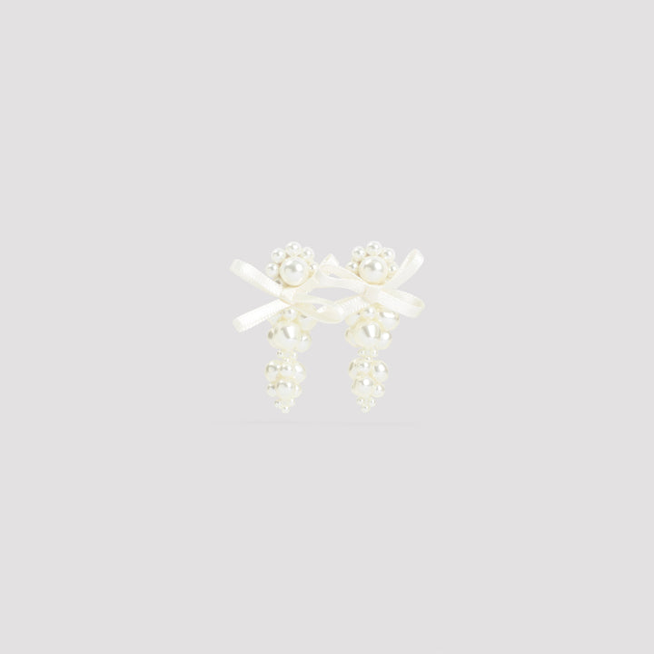 Simone Rocha Earrings - White | 74fad9675e1675cab54482184a6a2d6be84adcf1