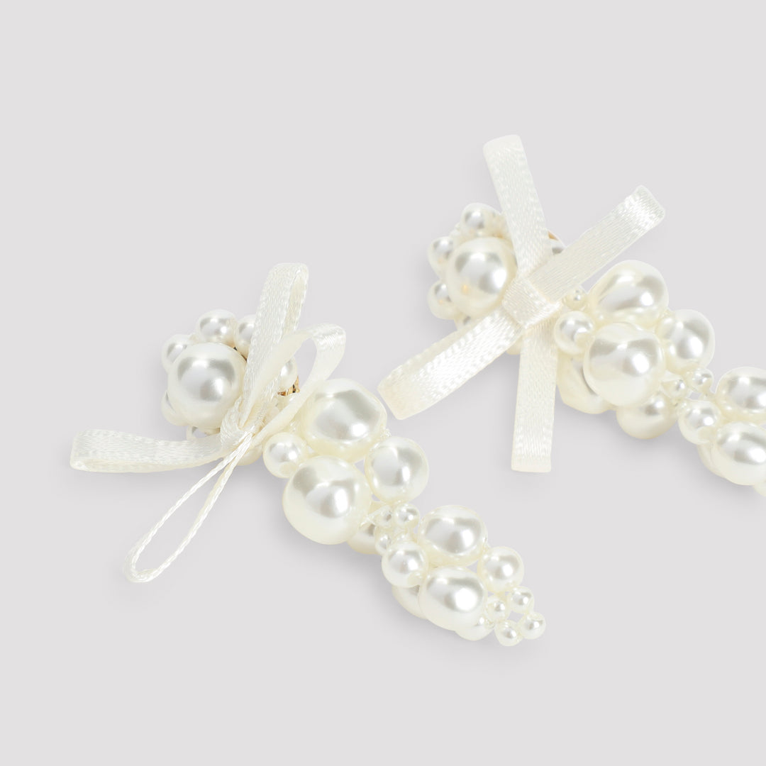 Simone Rocha Earrings - White | 0250dfb5a07776e2a24f2345818da8b291b9cf04