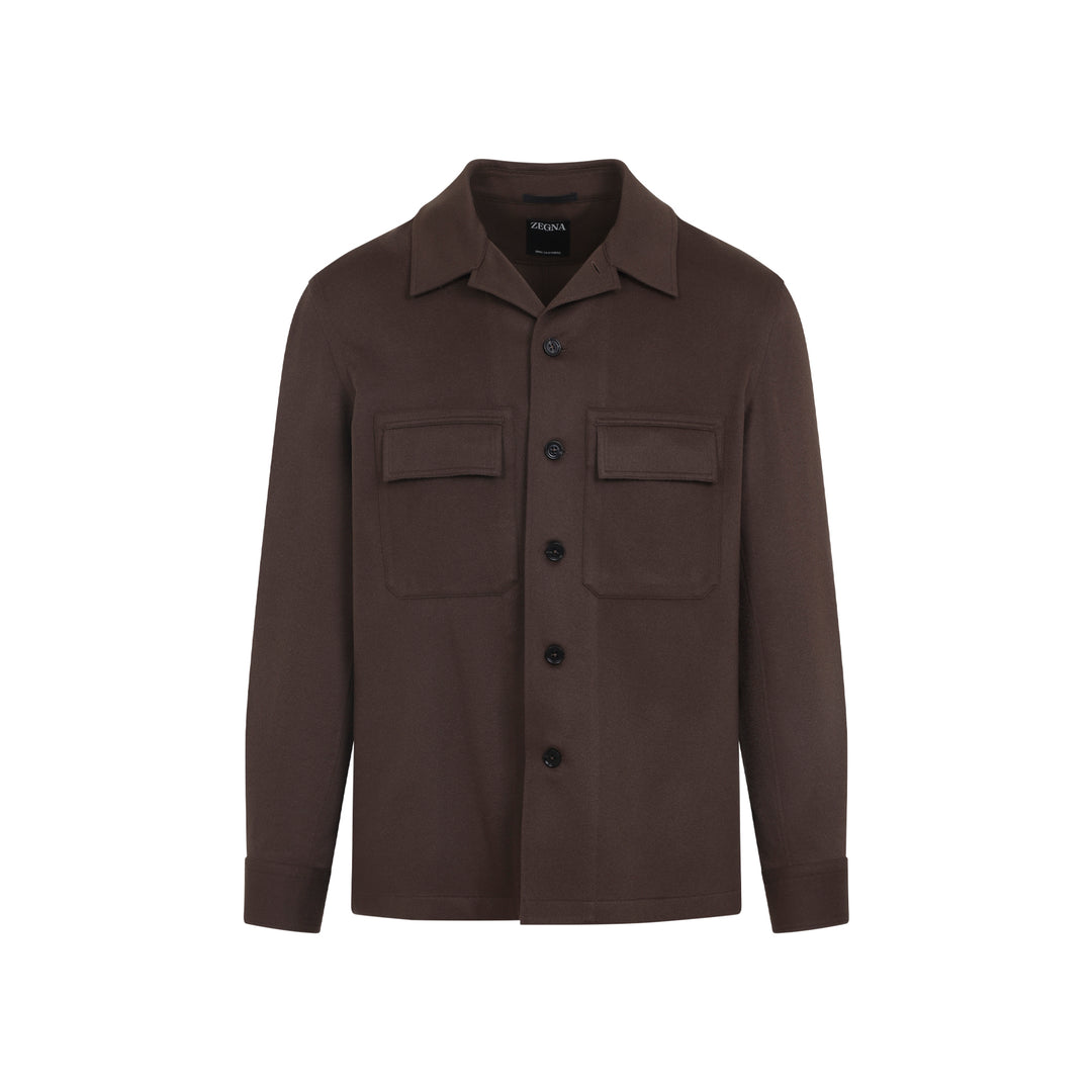 Zegna Shirts - Brown | da792bfa54841fc71073d5aae05f247fb267c29f