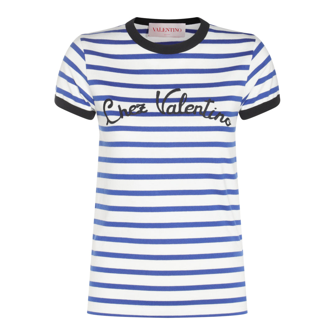 Valentino T-shirts and Polos - AVORIO/BLU | 5de4a737ed8ba4cb97f806d4d1266e624d2ecfbd