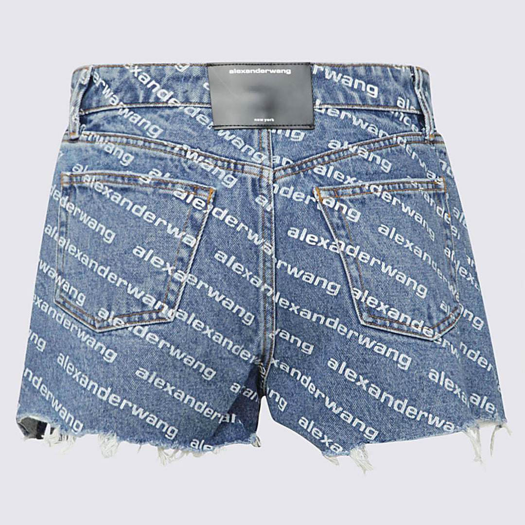 Alexander Wang Shorts - DEEP BLUE/WHITE | 773ea692715744a87d578e8f1d6e72a318b71500