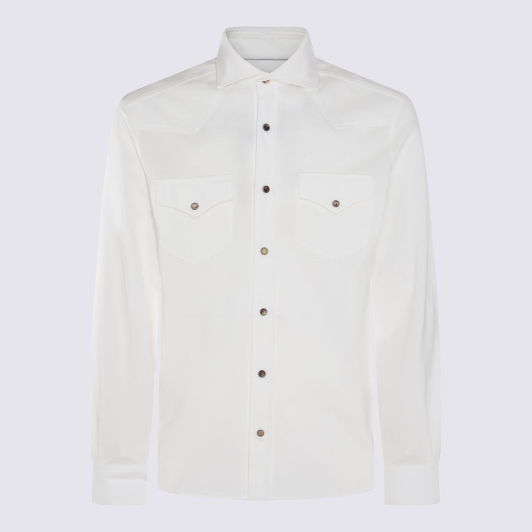Brunello Cucinelli Shirts - Light and natural | 04ea9069a811defcaf19dff77fb273f9892c234c