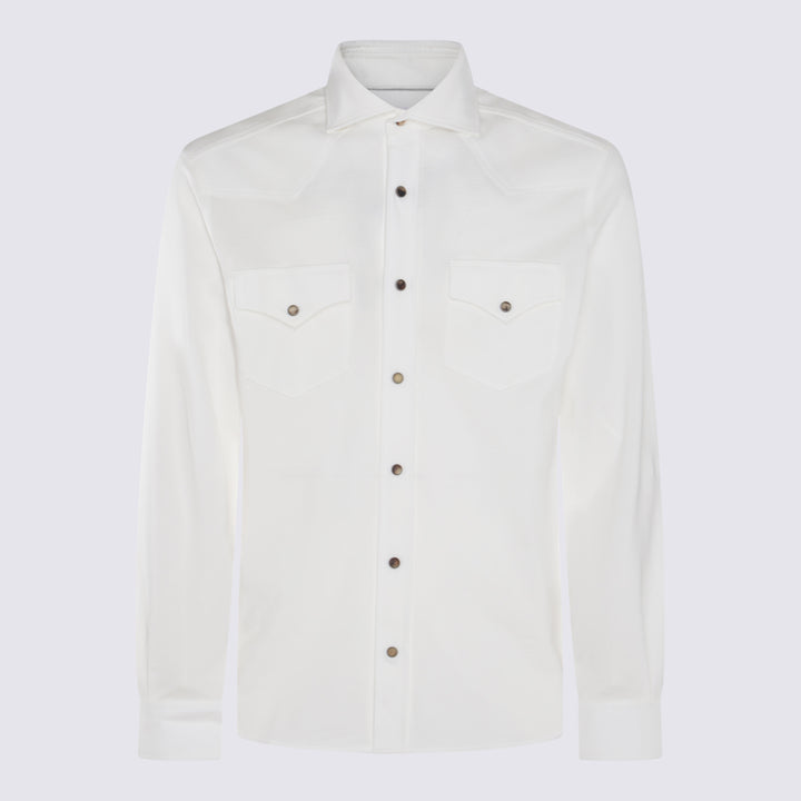 Brunello Cucinelli Shirts - Light and natural | 04ea9069a811defcaf19dff77fb273f9892c234c