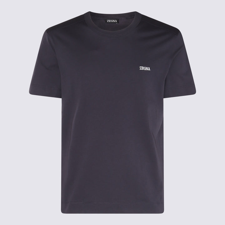 Zegna T-shirts and Polos - Blue and green | 77f9f68f6b7a20da167a2c73b94cf4f8e26932e9