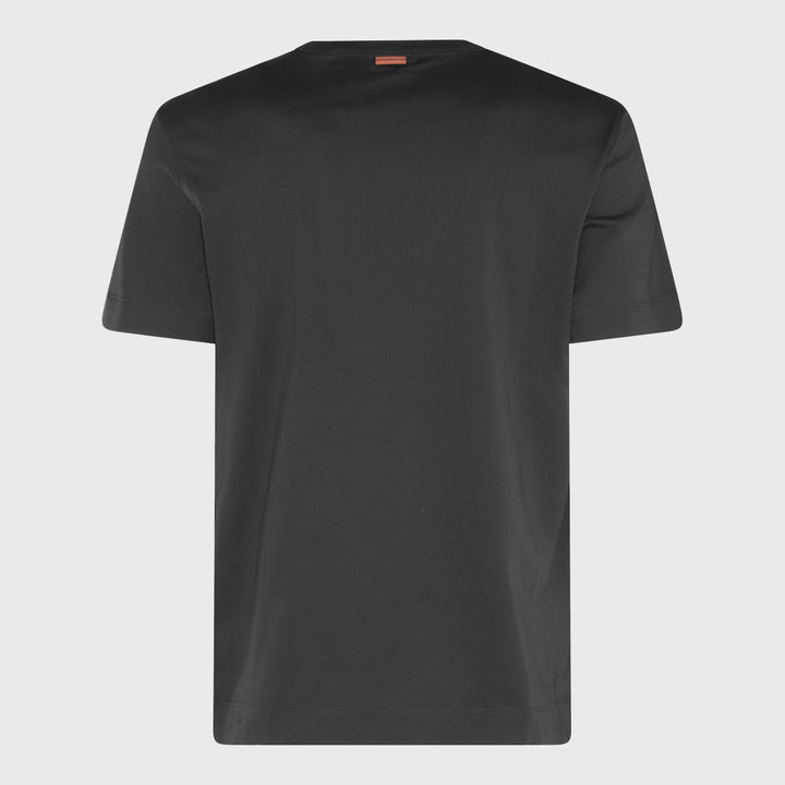 Zegna T-shirts and Polos - Blacks and greys | 4522650f2b2ea1fa7b86f4dc40be0625e5e281ac