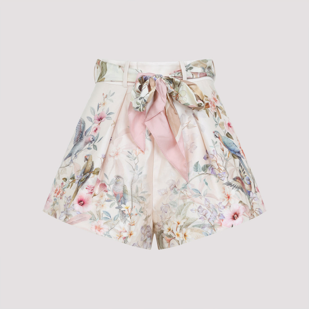 Zimmermann Short - Pink & Purple | 994e56553a2a939dd2dcee24e66b49a5a911af98