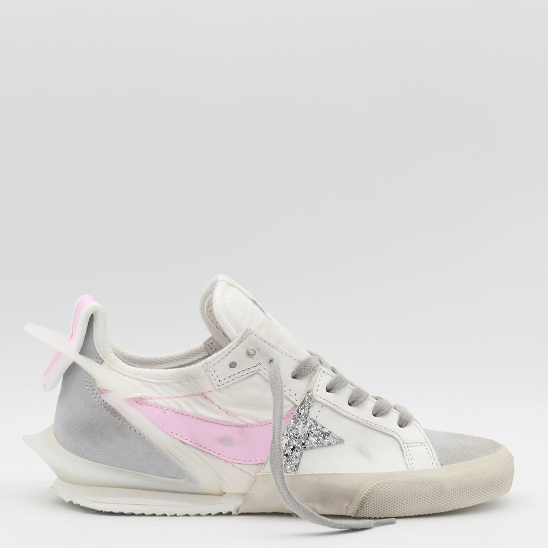 Paul Esterlin Sneakers - WHITE/PINK/SILVER GLITTER | 9b53018713218ee148ddafc54b129dade260edc1