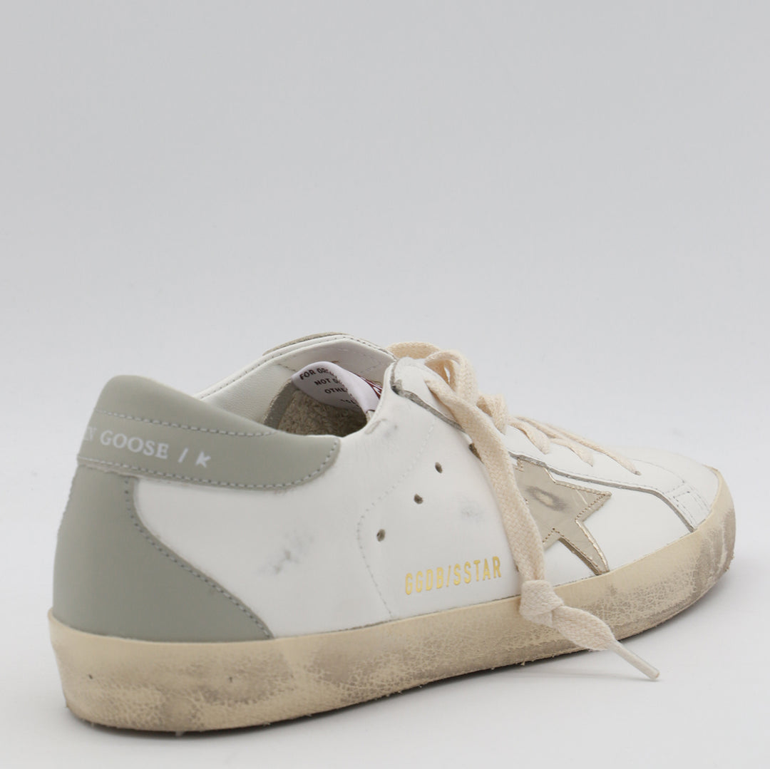 Golden Goose Sneakers - WHITE/PLATINUM/GREY | 704c722b823c397c13c2be9c4f0090e285bb895a