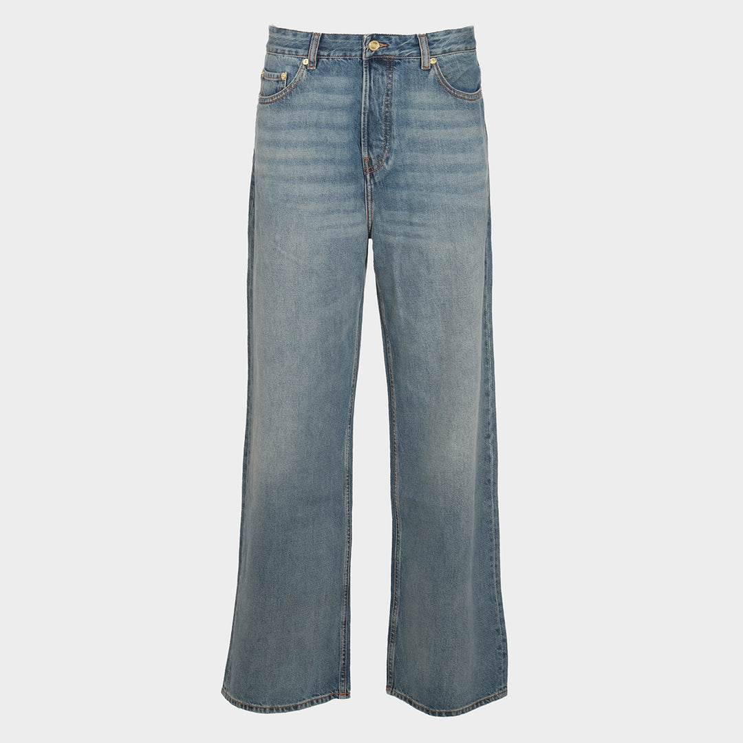 Ganni Jeans - MID BLUE VINTAGE | 27c4c419116947164d0eb09dbce820ed7033ed81