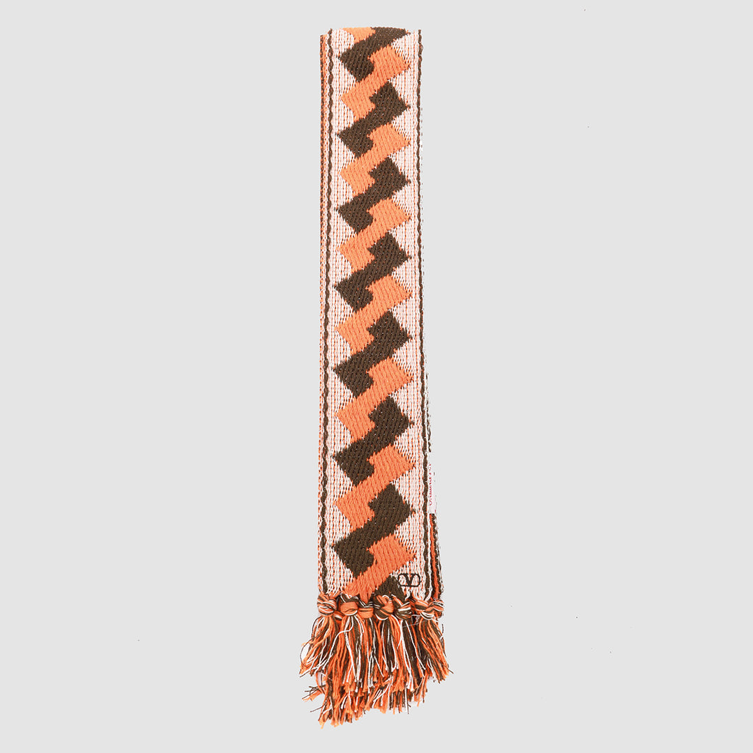 Valentino Garavani Scarfs - AVORIO/MARRONE/ARANCIO | 27171d886c469934e08986f403dd8dd6bf40d9c0
