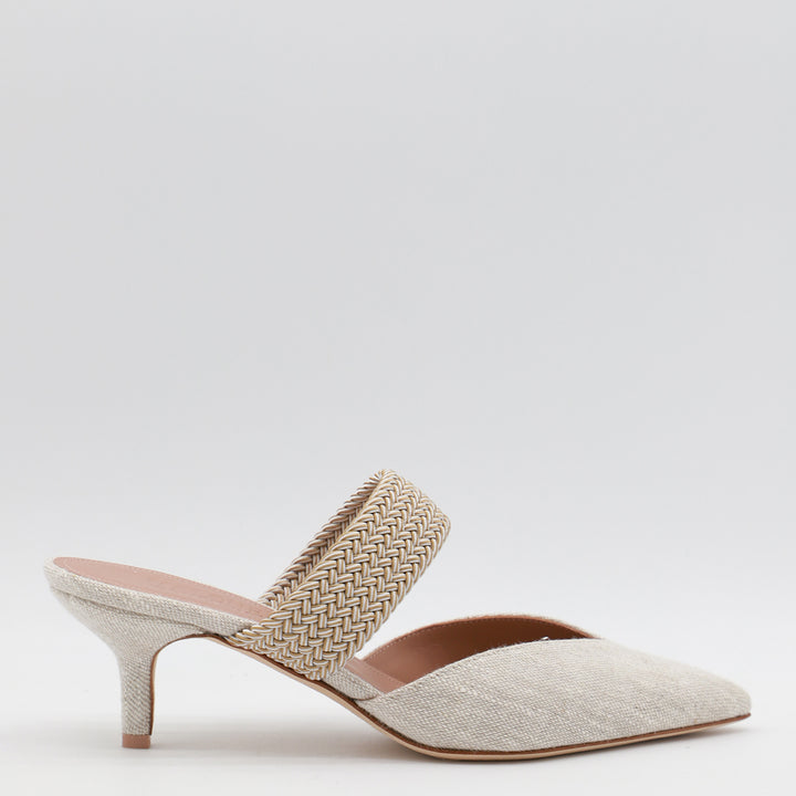 Malone Souliers With Heel - Light and natural | 5d607ecdcb206e309ec1a823dac166456546420b