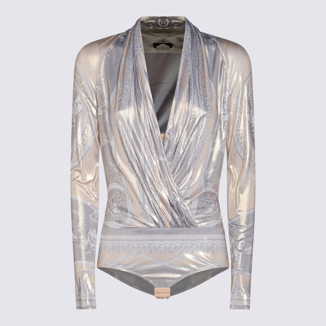 Versace Dresses - SILVER GREY/CHAMPAGNE | d42e19a8fd3081e7726cb290c2b02ddce29c2945