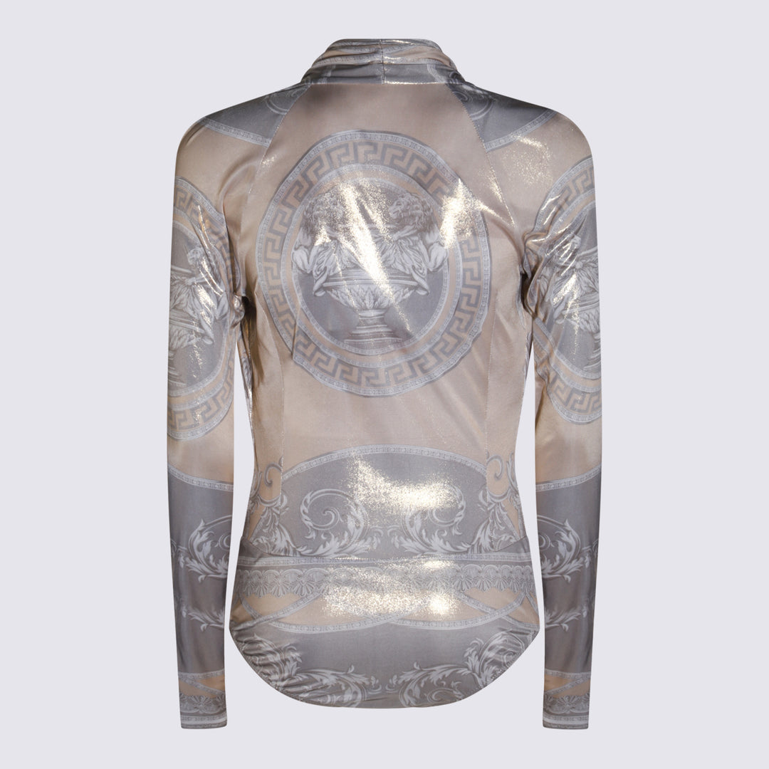 Versace Dresses - SILVER GREY/CHAMPAGNE | 2bbbfd9a1307fa52d1f3de2b06a462388fa8f7d5