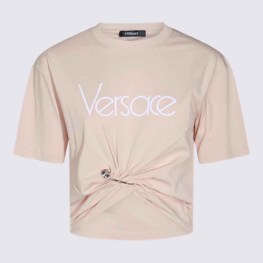 Versace T-shirts and Polos - CHAMPAGNE/WHITE | 08af5d93ffa7701041266de9dd8bf50526e33139