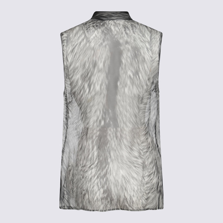 Dolce & Gabbana Top - PELLICCIA F.DO GRIGIO | 815be39d7e1891c77f35a02e47faa60c89cc236a