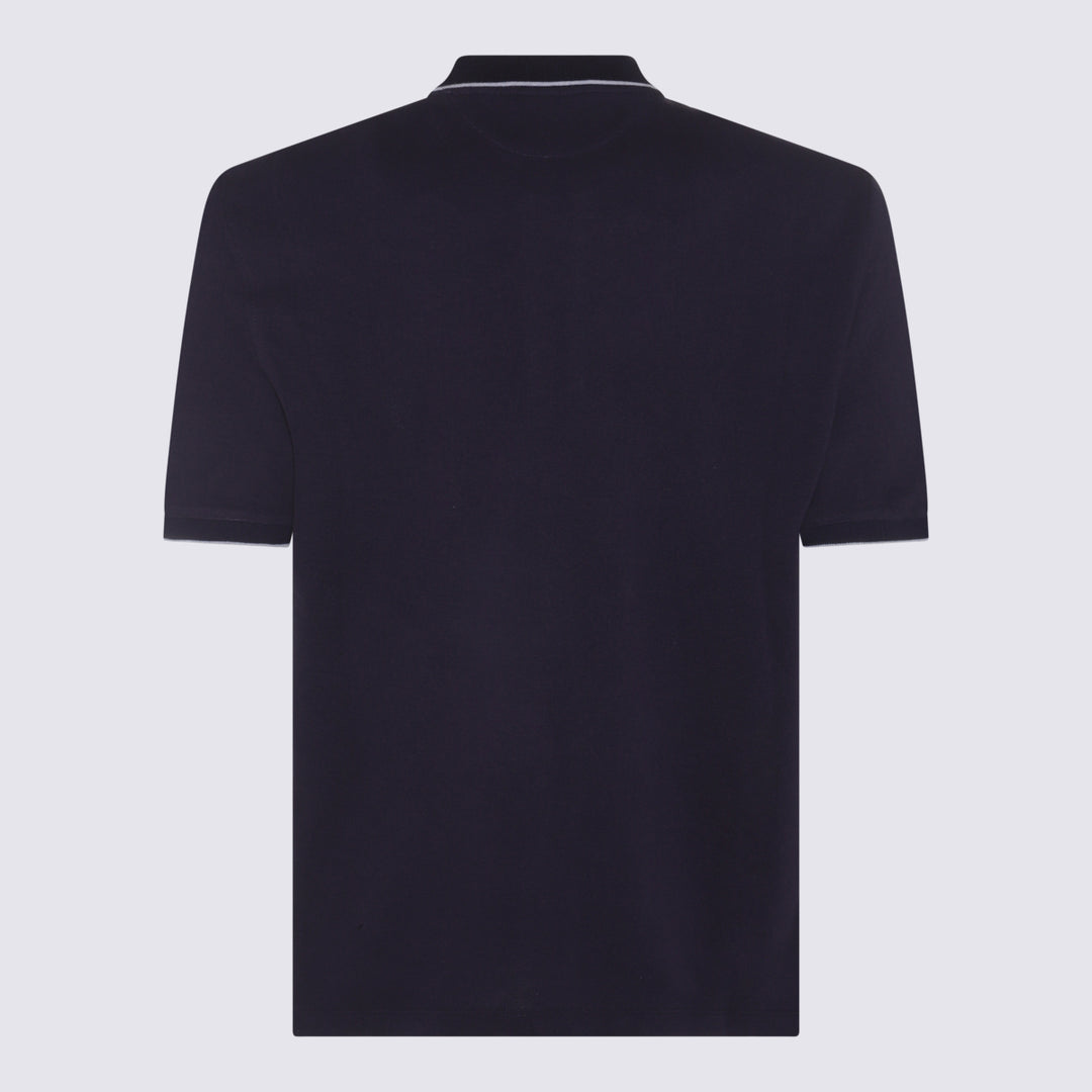 Brunello Cucinelli T-shirts and Polos - Blue and green | b87bfc5aa59c09c24211098c419377287b4dc065