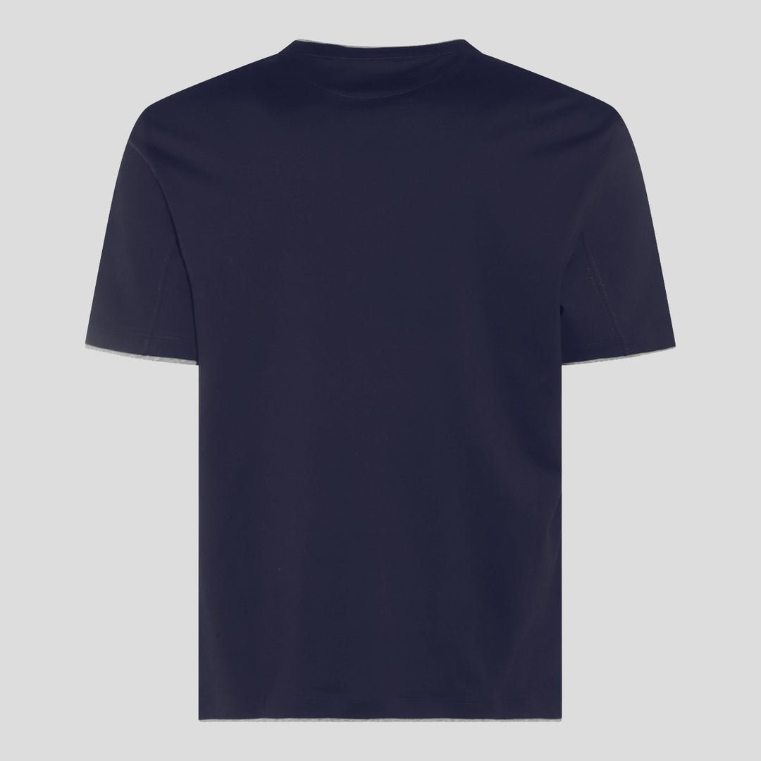 Brunello Cucinelli T-shirts and Polos - Blue and green | 0e19f31d052d0a3598e83e4bd623a1e6539ebc1c