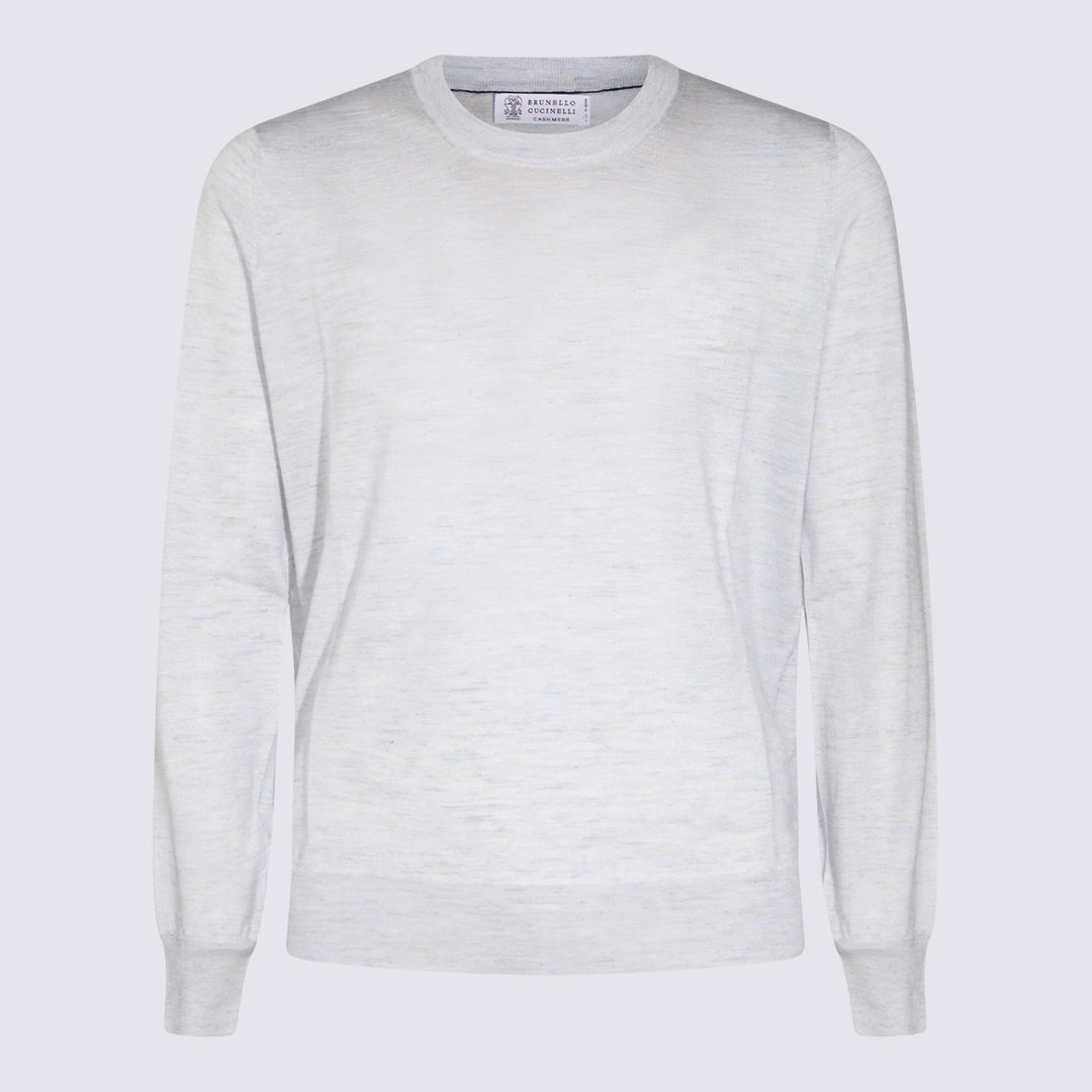 Brunello Cucinelli Sweaters - Metallici e grigi | 6b94db4bd43e0e24df5378e1be68483c22ff683f