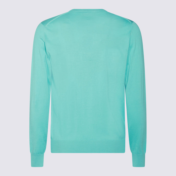Moorer Sweaters - CARIBBEN TURQUOISE | ff40b5ee72a348032bc640b0f8022b6c33b42822