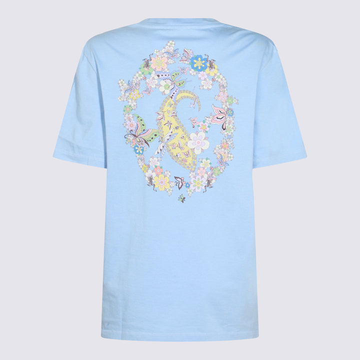 Etro T-shirts and Polos - Blue and green | fc5096628f095b533c5923b135f1a67ba5fb8887