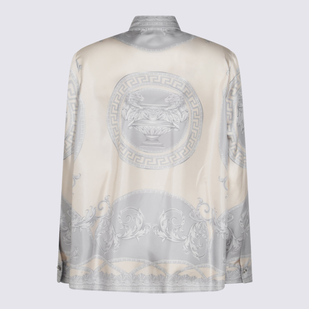 Versace Shirts - SILVER GREY/CHAMPAGNE | 3401d638acf30903e6447fb284914a95e1a05cec
