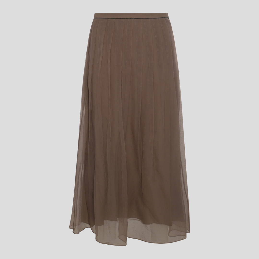 Brunello Cucinelli Skirts - Brown | e8e67dea84515cda35d7ca405b452bd3de4fd4ce