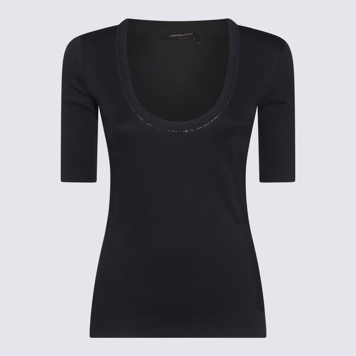 Fabiana Filippi T-shirts and Polos - Blue and green | 1f3d8137c73f42c840157825ee8e49062dc46bdf