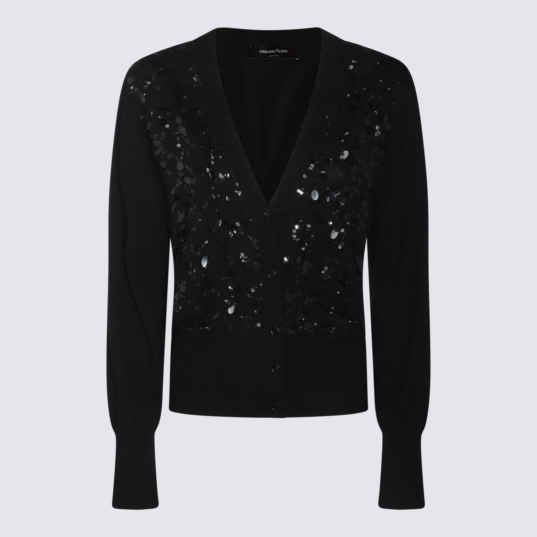 Fabiana Filippi Sweaters - Blacks and greys | d04dc0f865d6e61e450112e5a2445023405febb1