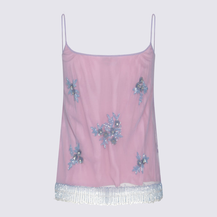 Blumarine Top - Blue and green | 186f6edf1f6124199b3fc0f5c44ce27ed7cb2eb7