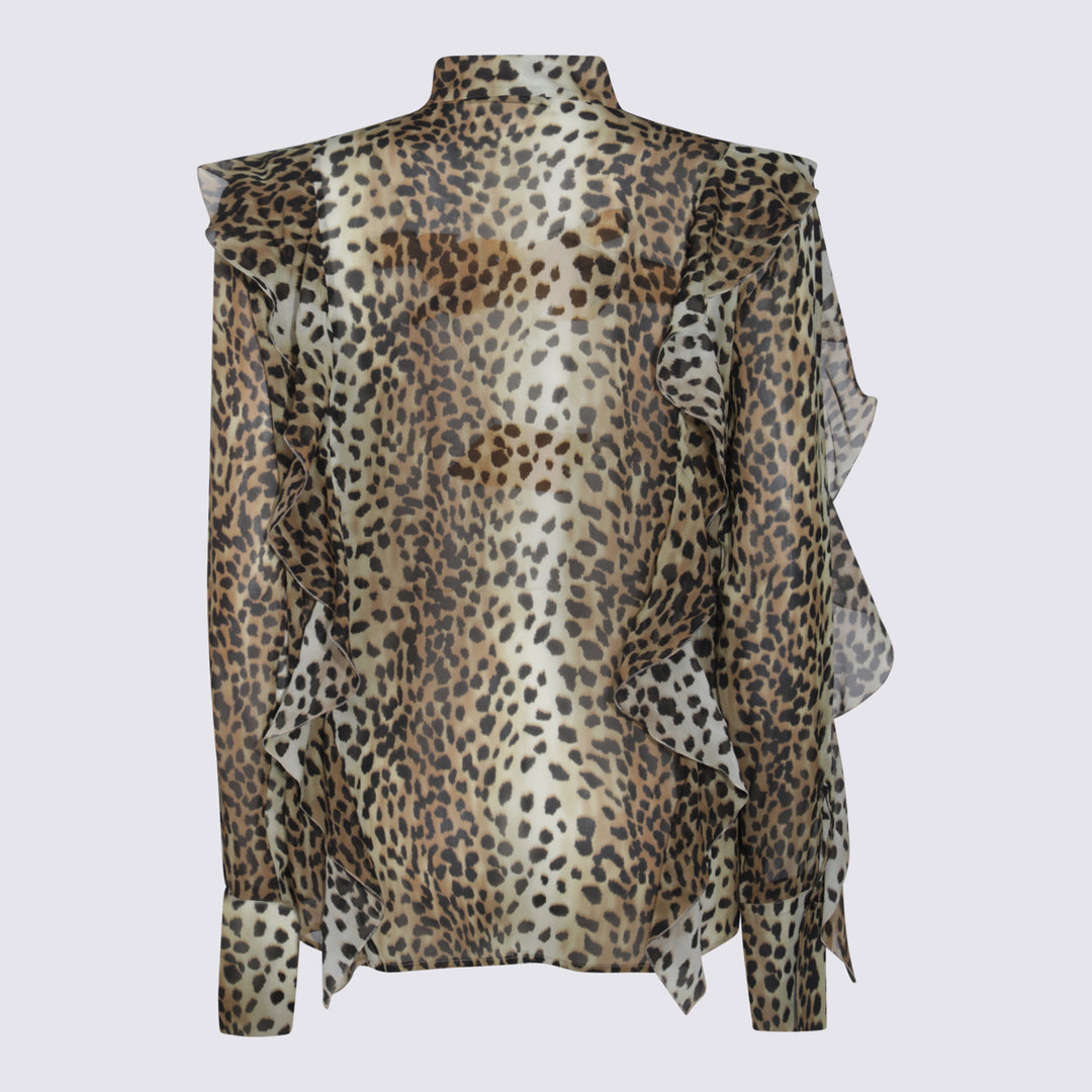 Blumarine Shirts - BLACK/COGNAC | 3dd54c0384e583ec4bda494e49237602721e5204