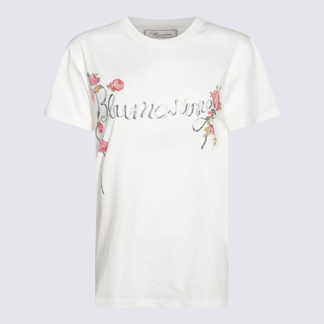 Blumarine T-shirts and Polos - OPTICAL WHITE | a0ad48db5f26b403ef89d43c07ba9eb573ede8d3