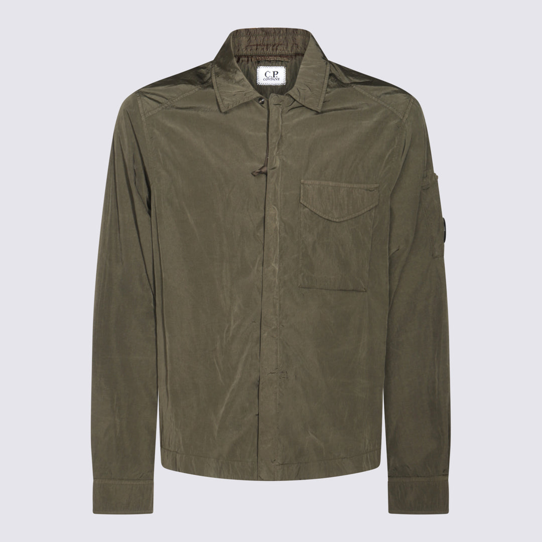 Cp Company Shirts - ARMY GREEN | 334992144d5dbfe51e27a96a757909f56eb0fdf5