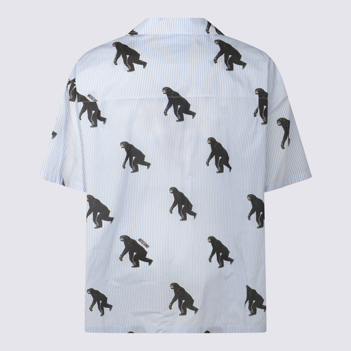 Moschino Shirts - Blue and green | befeee77896a65bcdc740177e19d2896196f1aaf