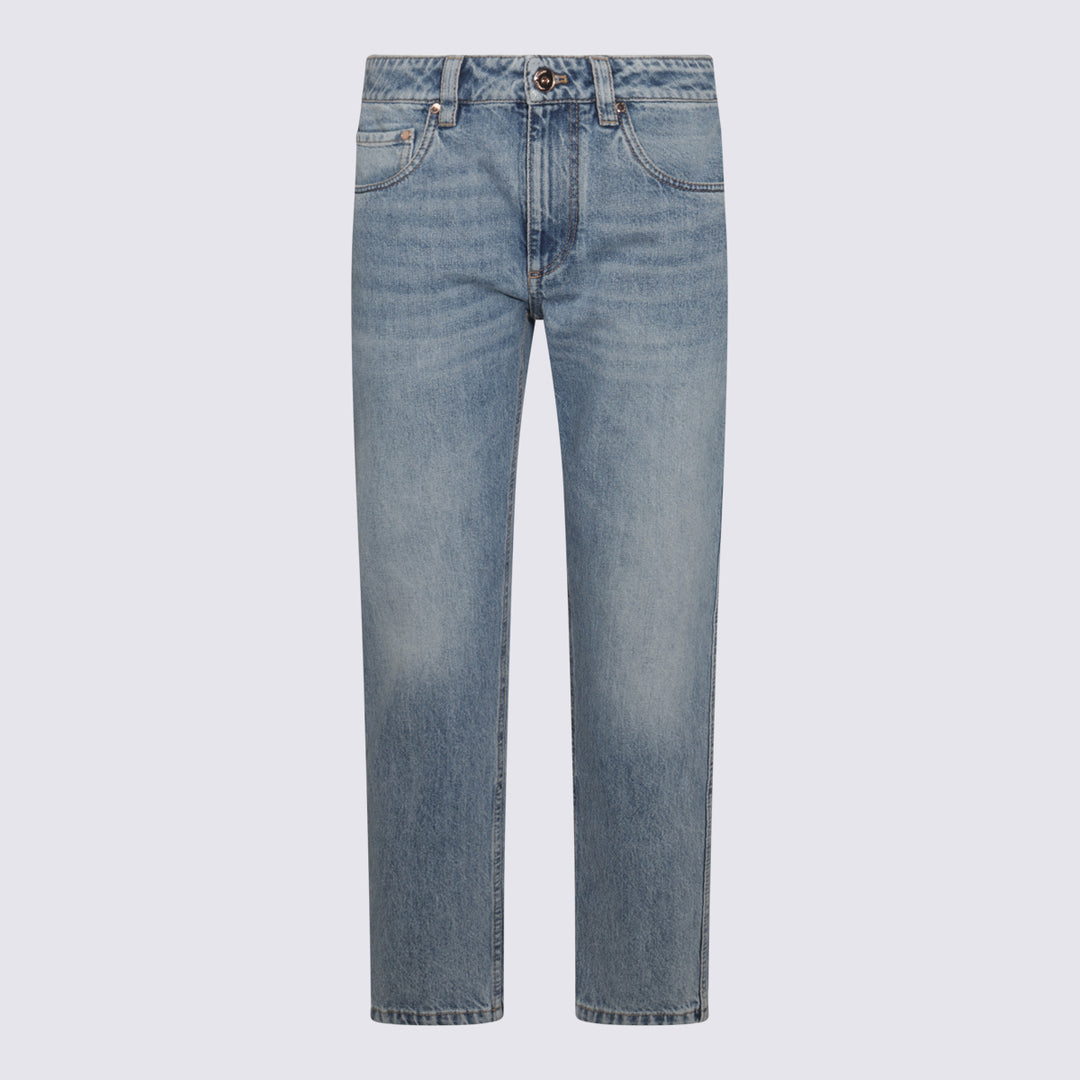 Brunello Cucinelli Jeans - ICONIC BLUE DENIM | 9b4f9e17d69b5c3ddd7f5f3a631ea51e47c75c81
