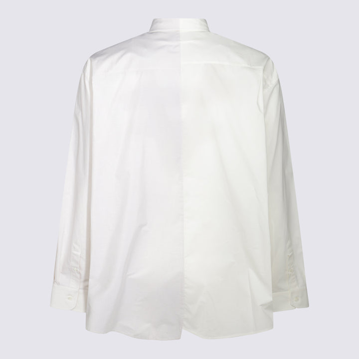 Mm6 Maison Margiela Shirts - OFF WHITE/STRIPES WHITE/BEIGE | 5b8e4cb0cf6beab2756f6df2fe5fbad1c90ede97
