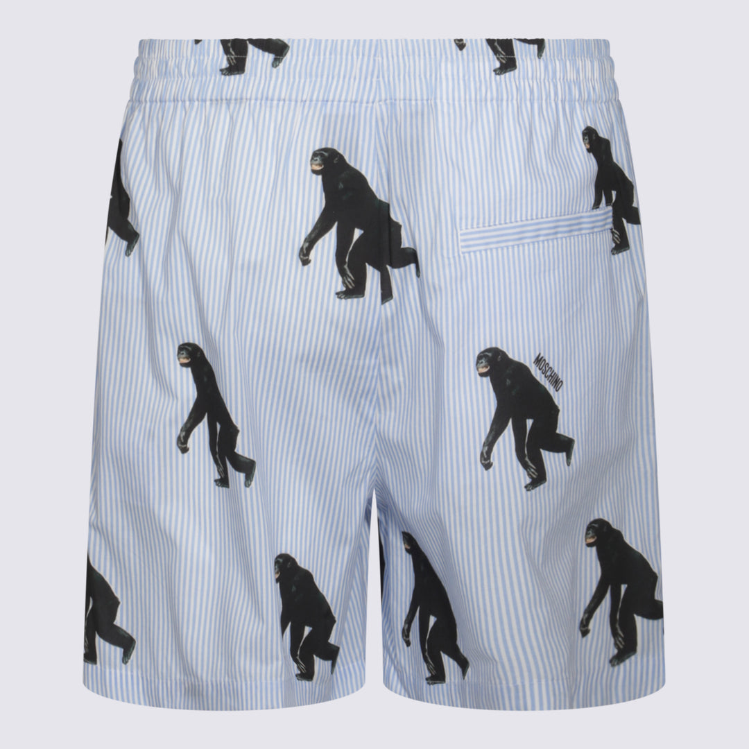 Moschino Shorts - Blue and green | b1d507717e25791c4ae27a77e72d5f7e511d52c5