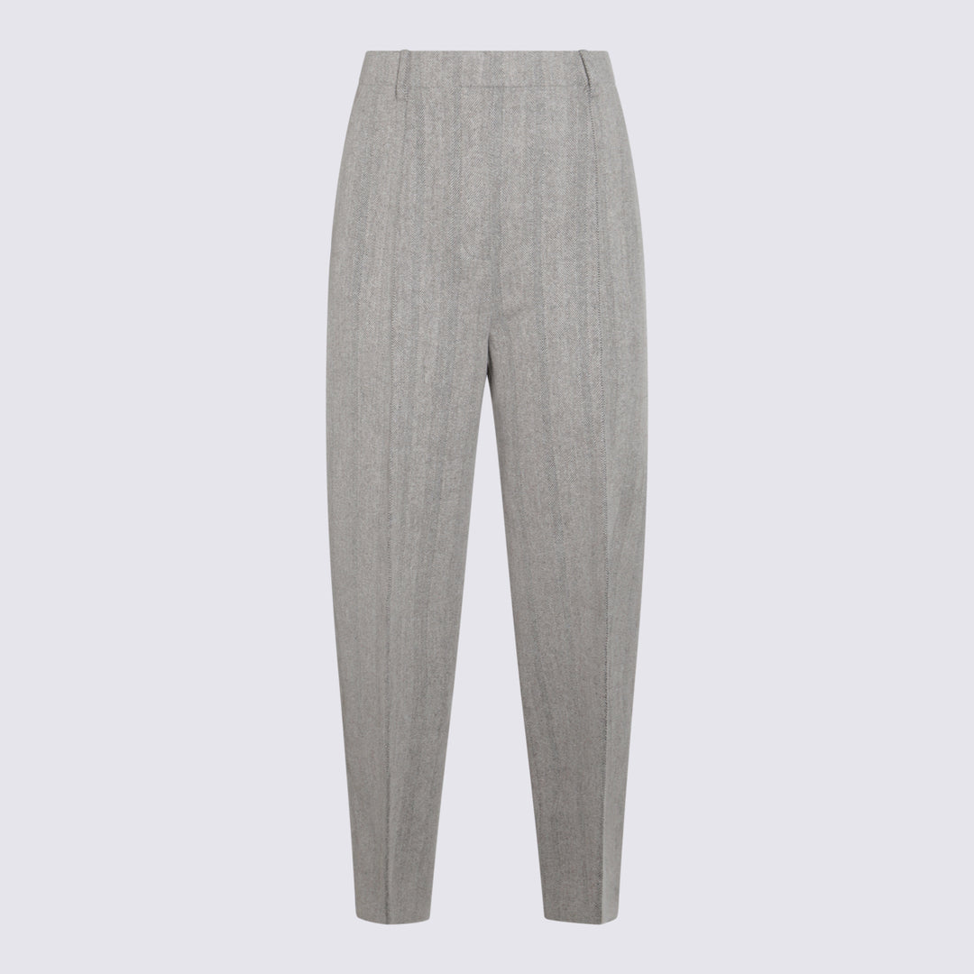 Loro Piana Trousers - CHALK/BLACK | 991749e831603d573f39d081b51a655b33190678