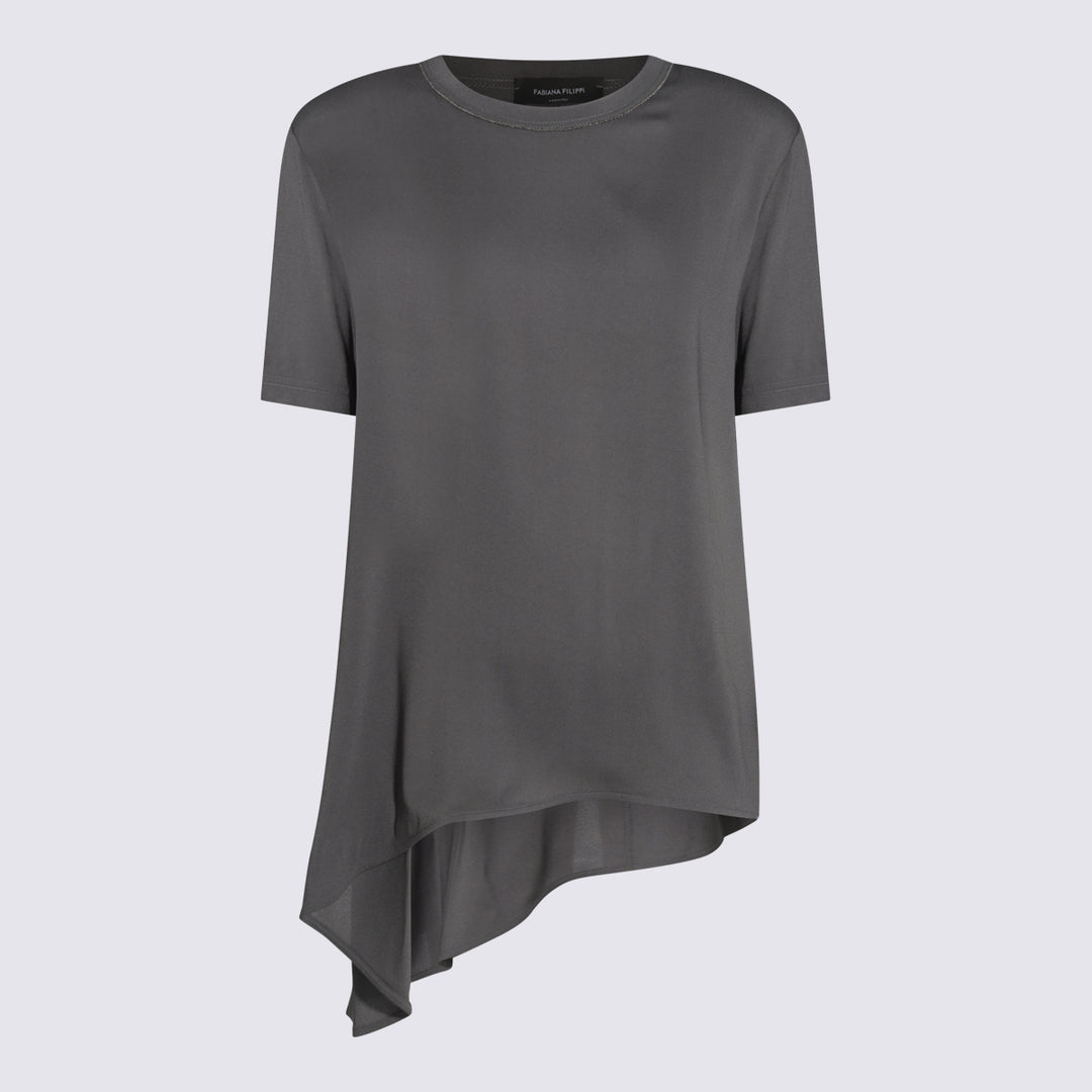 Fabiana Filippi T-shirts and Polos - Blacks and greys | e016b26cf7cd52a2350bb4f2eac737bfce3073b7