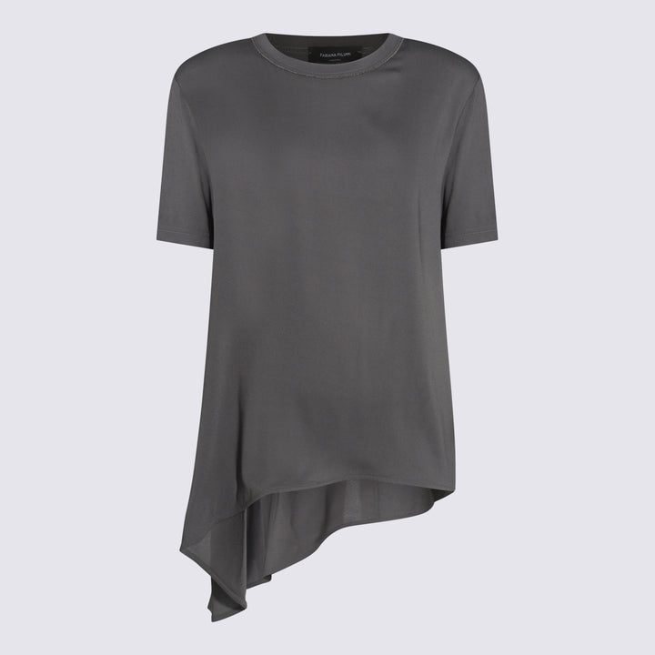 Fabiana Filippi T-shirts and Polos - Blacks and greys | e016b26cf7cd52a2350bb4f2eac737bfce3073b7